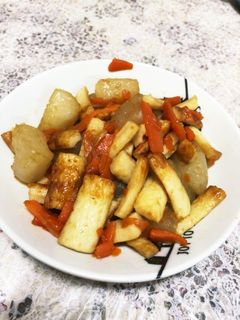 大根と竹輪の炒め煮♪-レシピのメイン写真