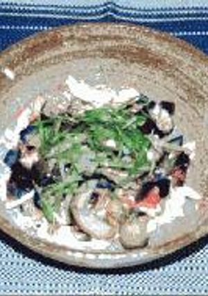 ナスと干物の梅和え-レシピのメイン写真