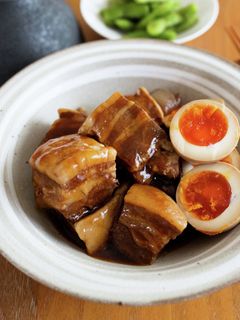 豚の角煮。お肉とろとろ♡味玉も美味!-レシピのメイン写真