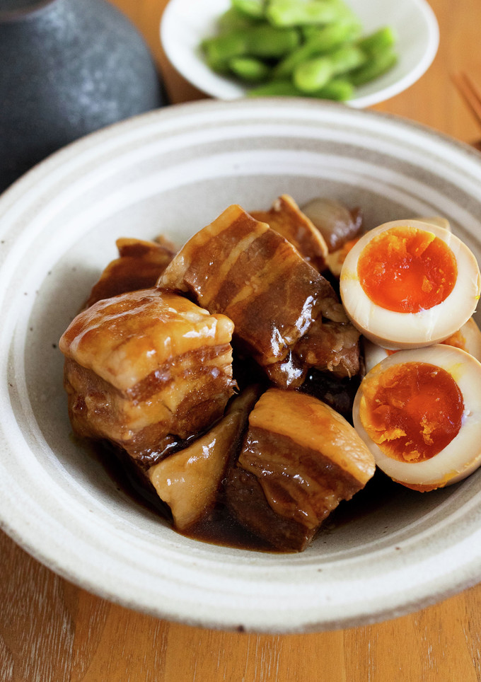 豚の角煮。お肉とろとろ♡味玉も美味！-レシピのメイン写真