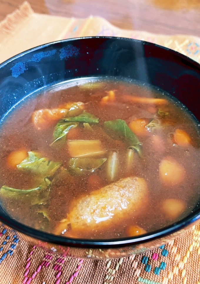 きのこと野菜のお味噌汁-レシピのメイン写真