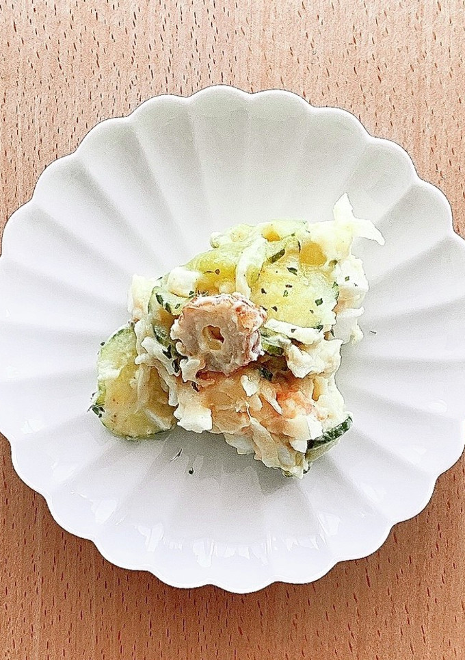ちくわ余ったら＊和風ポテトサラダ-レシピのメイン写真