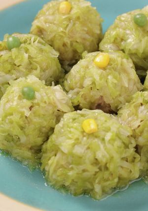 シャキシャキキャベツの花焼売-レシピのメイン写真