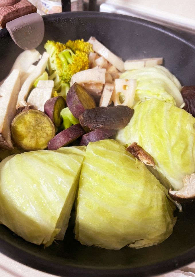 切って蒸すだけ！！秋冬野菜の簡単蒸し野菜-レシピのメイン写真