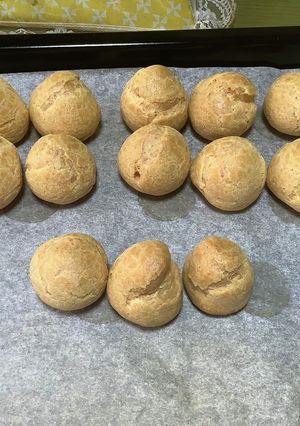 チーズ風味のシュークリーム(クリーム無)-レシピのメイン写真