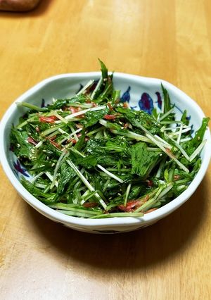水菜のポン酢サラダ-レシピのメイン写真