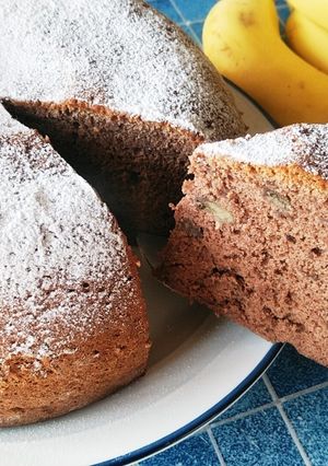 ココアバナナ・シフォンケーキ(炊飯器)-レシピのメイン写真