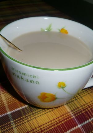 ほうじ茶でミルクティー　-レシピのメイン写真