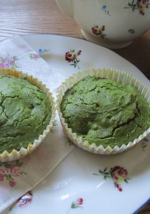 米粉カップケーキ(抹茶)-レシピのメイン写真