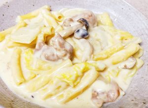 鶏もも白菜のクリーム煮☆チーズ・マカロニ-レシピのメイン写真