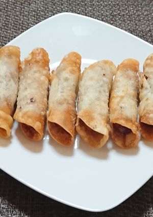 餃子の皮でソーセージ巻き-レシピのメイン写真