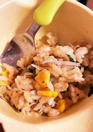 1歳10ヶ月息子喜ぶ☆バター醤油ごはん-レシピのメイン写真