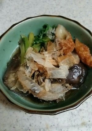 なすと小松菜、ちくわの煮浸し-レシピのメイン写真