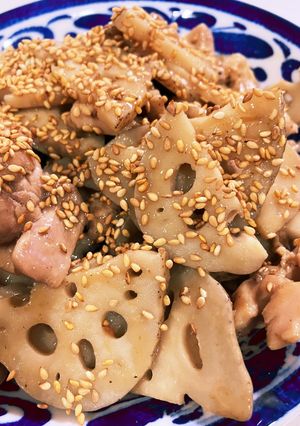 鶏れんこんのサットロ煮-レシピのメイン写真