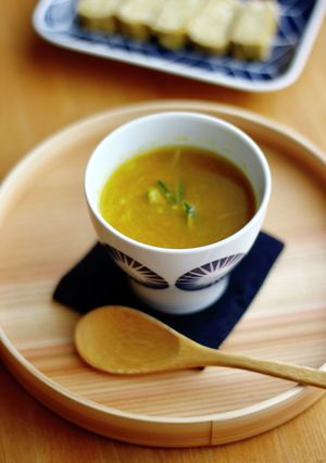 かぼちゃのすり流し風〜和風スープ〜-レシピのメイン写真