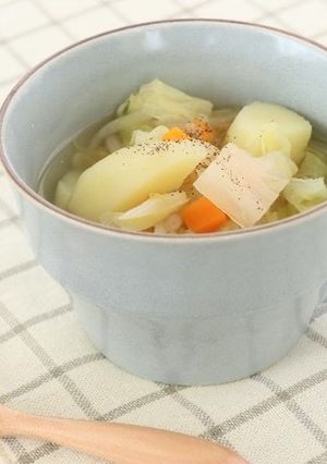 野菜たっぷり!コンソメスープ-レシピのメイン写真