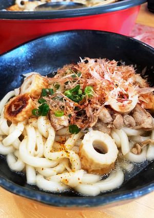 ずぼらオカンの簡単ちくわ煮込み肉うどん-レシピのメイン写真