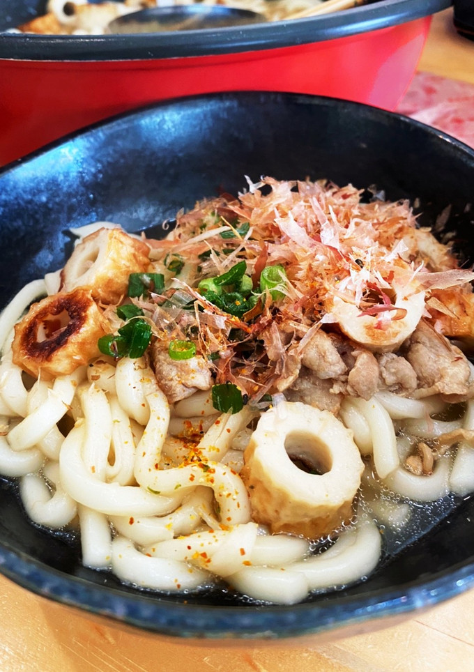 ずぼらオカンの簡単ちくわ煮込み肉うどん-レシピのメイン写真