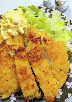 鶏胸肉のチーズパン粉焼き-レシピのメイン写真