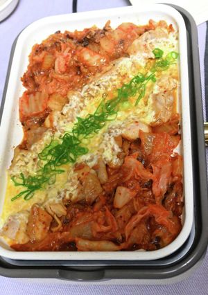 白菜キムチでチーズタッカルビ風-レシピのメイン写真