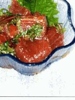 マグロの青じそ合え-レシピのメイン写真