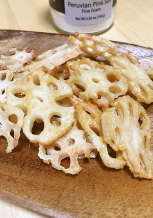 レンコンチップス★オーブン焼き!-レシピのメイン写真