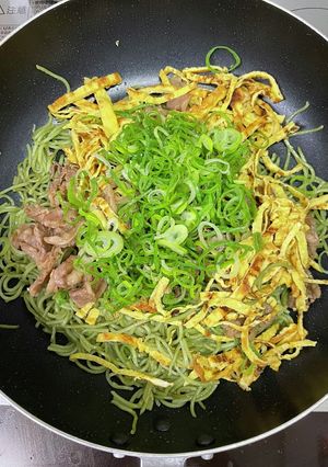瓦そば！肉の味付けがおいしいよ！-レシピのメイン写真