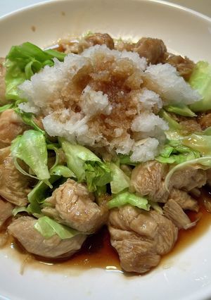 包丁不要！！ささみ肉のおろしポン酢-レシピのメイン写真