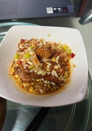 夜勤明けのガッツリ飯　油淋鶏の心得-レシピのメイン写真