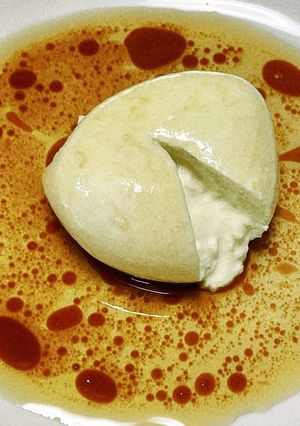 ブッラータの簡単・だし醤油&ゴマ油がけ-レシピのメイン写真