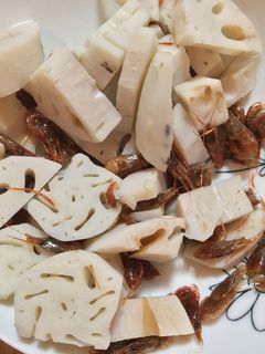 酢で煮たれんこん&えびの佃煮-レシピのメイン写真