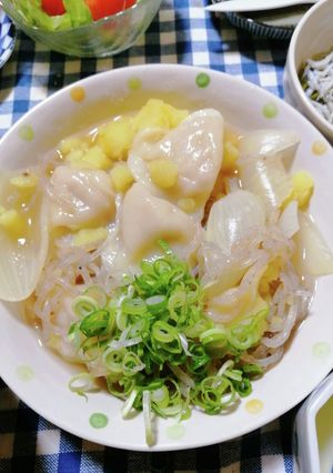 おやぢ的 肉じゃが風 水餃子-レシピのメイン写真