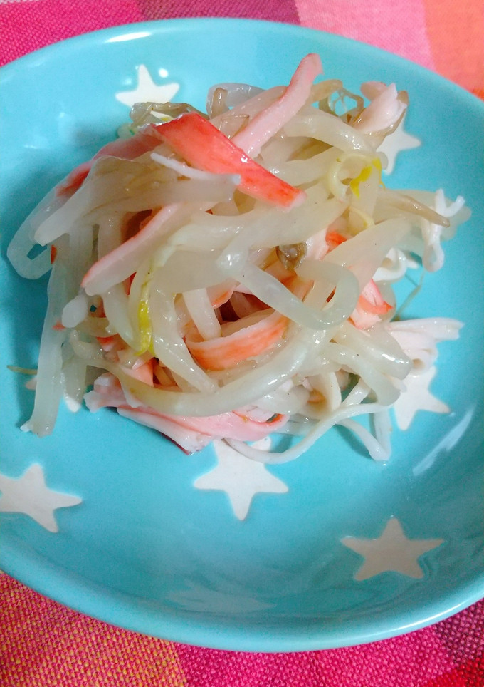 カニカマともやしの酢の物-レシピのメイン写真