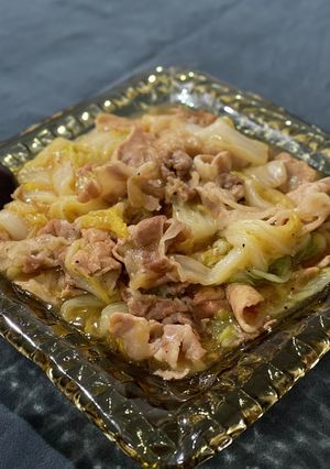 ご飯にピッタリ白菜と豚肉の中華あんかけ-レシピのメイン写真