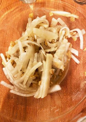 もう一品に!大根と納豆のさっぱりサラダ-レシピのメイン写真