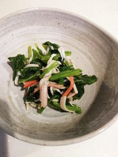 ほうれん草のちょい足しお浸し-レシピのメイン写真