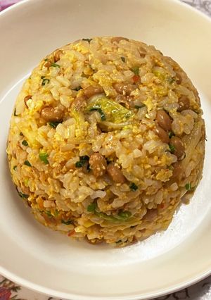 納豆キムチチャーハン-レシピのメイン写真