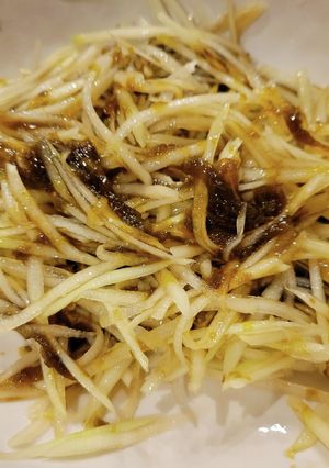 生でシャキシャキ！簡単パパイアの海苔合え-レシピのメイン写真