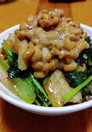 栄養満点！小松菜丼-レシピのメイン写真