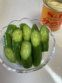 ▽1本漬けきゅうりのからし漬け▽-レシピのメイン写真