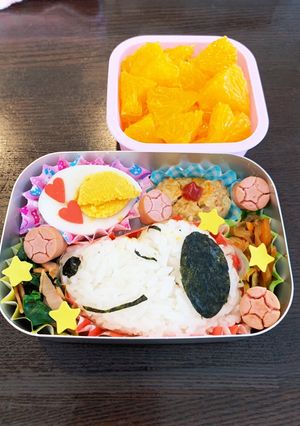 スヌーピーキャラ弁☆幼稚園用☆２歳9ヶ月-レシピのメイン写真