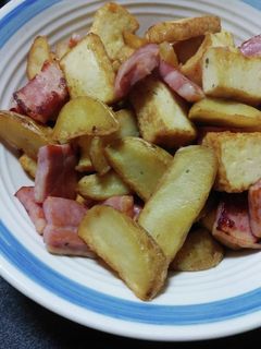 焼いておいしい絹厚揚げベーコン炒め-レシピのメイン写真
