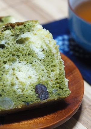 日本茶が合う！抹茶マーブルパウンドケーキ-レシピのメイン写真