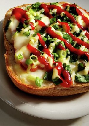 我が家の定番ネギとチーズのうまみトースト-レシピのメイン写真