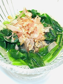 受け継がれる味、ほうれん草のお浸し黄金比-レシピのメイン写真