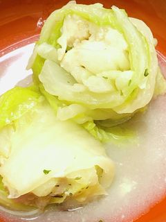 白菜と鶏むね肉ロール巻のクリーム煮-レシピのメイン写真