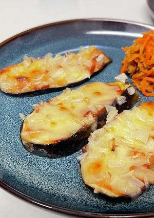 【簡単】ナスチーズのトースター焼-レシピのメイン写真