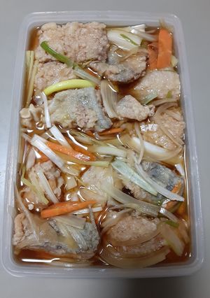 アジの甘酢漬け-レシピのメイン写真