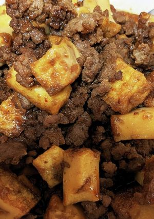 厚揚げと挽肉のヨシダソース炒め-レシピのメイン写真