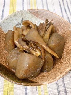 まいたけとこんにゃくの甘辛炒め-レシピのメイン写真